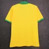 1957 Brazil Home Retro Soccer Jersey Pele Era Yellow