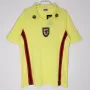 1976 1979 Wales Away Retro Soccer Jersey Yellow Vintage