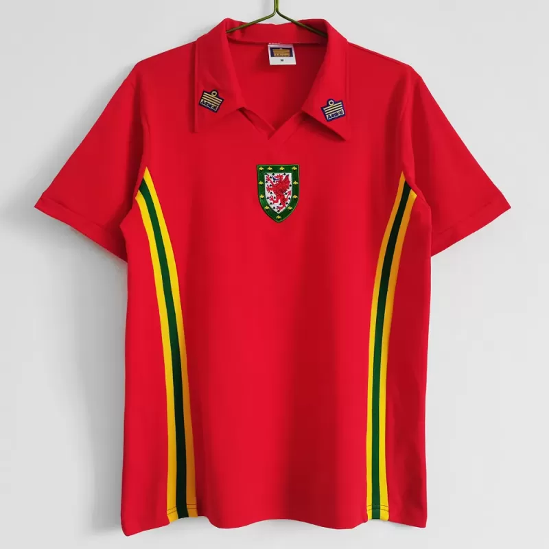 1976 1979 Wales Home Retro Soccer Jersey Vintage Red 1976 1979 Wales Home Retro Soccer Jersey Vintage Red