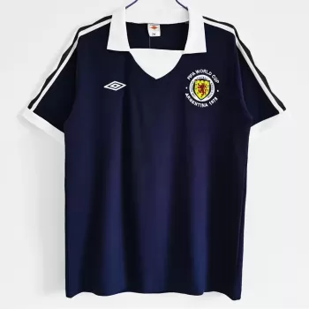 1978 Scotland Home Retro Soccer Jersey World Cup Vintage