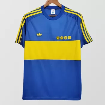 1981 1982 Boca Juniors Home Retro Soccer Jersey Maradona Era