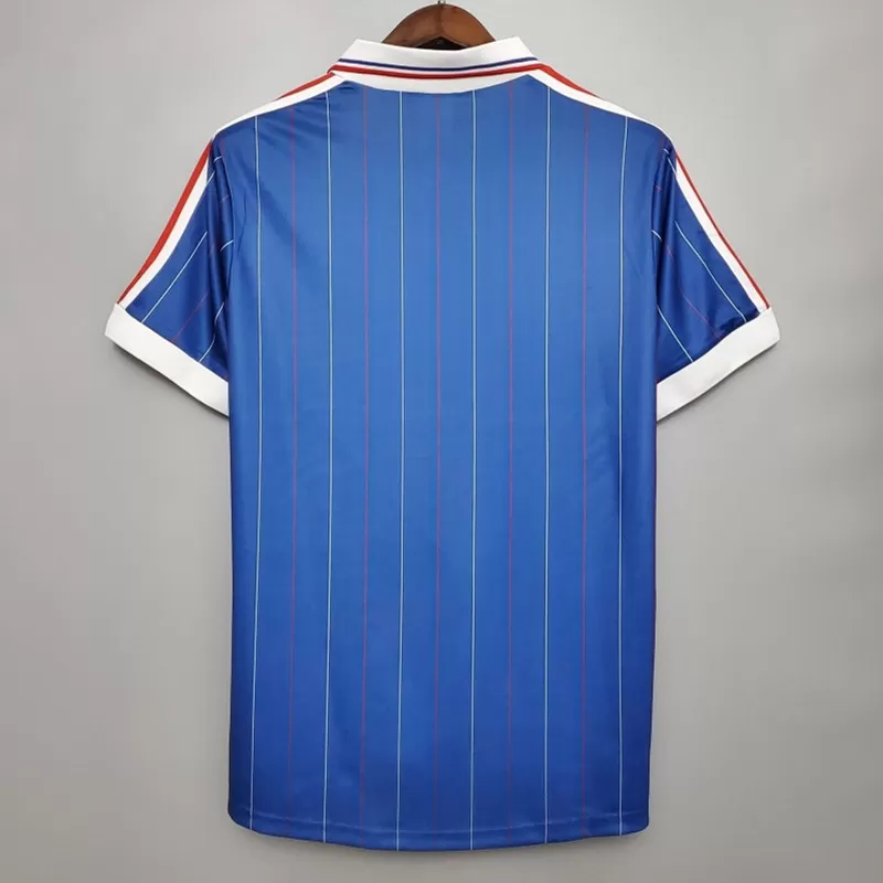 1982 France Home Retro Soccer Jersey Vintage World Cup White Blue 1982 France Home Retro Soccer Jersey Vintage World Cup White Blue