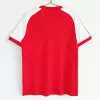 1982 Wales Away Retro Soccer Jersey Red White Stripe Vintage