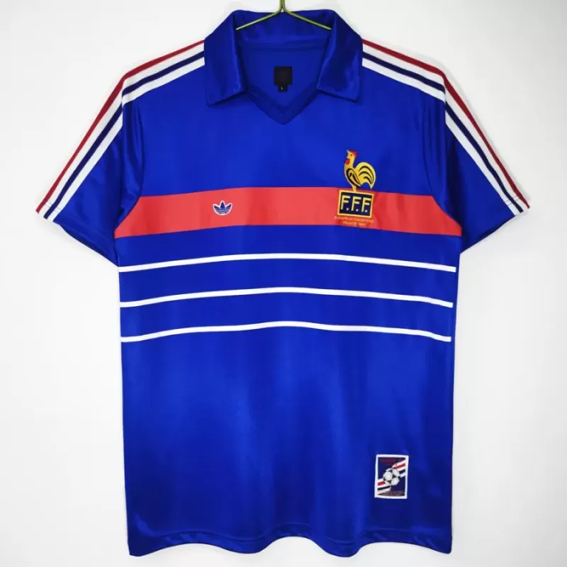 1984 1986 France Home Retro Soccer Jersey Euro 84 Champions 1984 1986 France Home Retro Soccer Jersey Euro 84 Champions