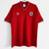 1984 1987 England Away Retro Soccer Jersey Red Vintage 1984 1987 England Away Retro Soccer Jersey Red Vintage