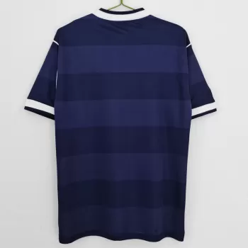 1987 1988 Scotland Home Retro Soccer Jersey Vintage Navy