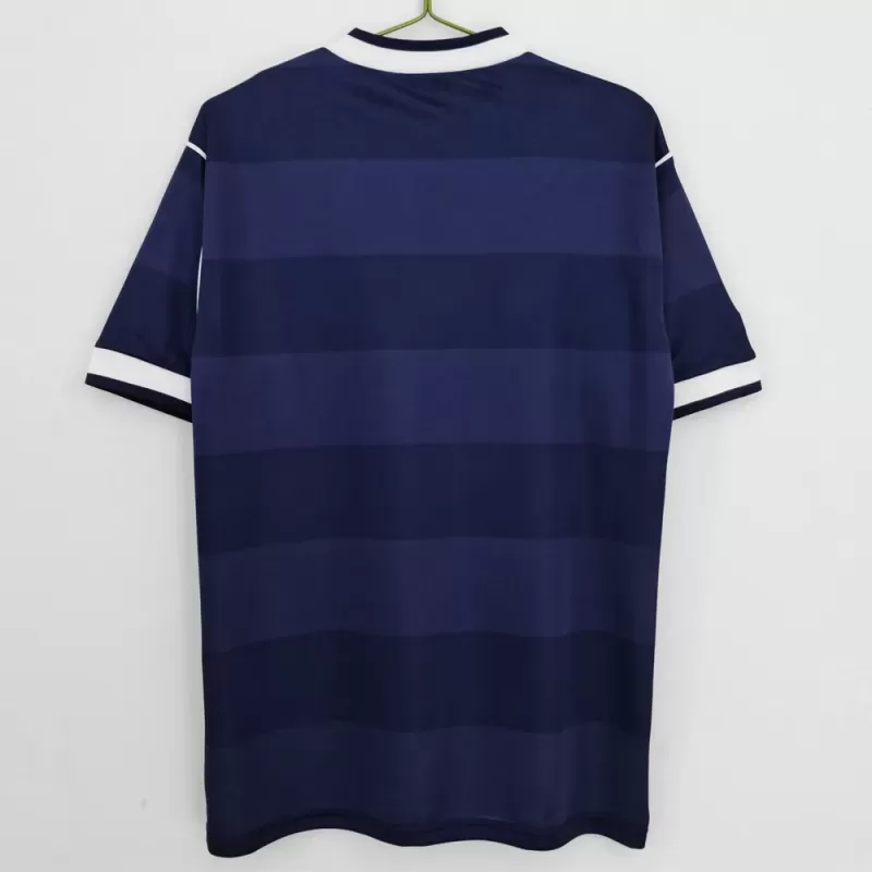 1987 1988 Scotland Home Retro Soccer Jersey Vintage Navy 1987 1988 Scotland Home Retro Soccer Jersey Vintage Navy