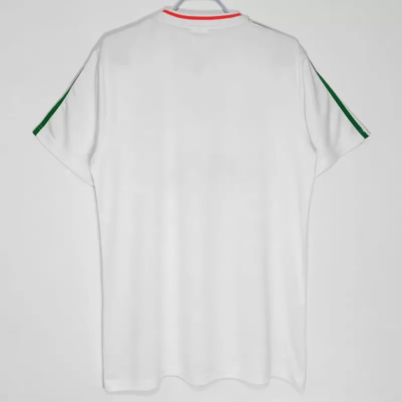 1990 1992 Iceland Away Retro Soccer Jersey White Vintage 1990 1992 Iceland Away Retro Soccer Jersey White Vintage