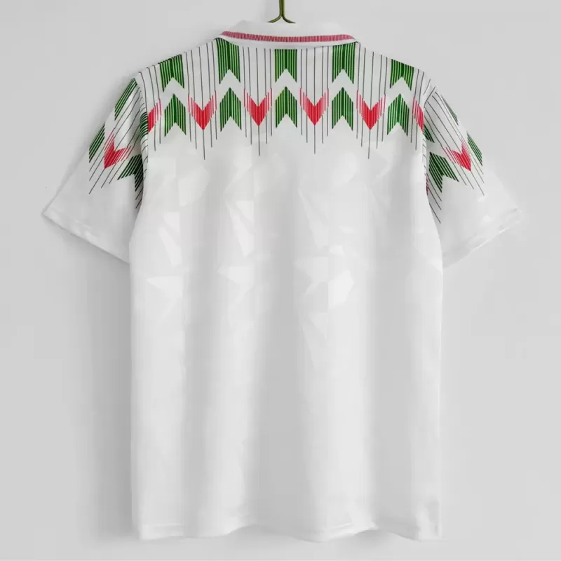 1990 1992 Wales Away Retro Soccer Jersey White Vintage