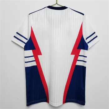1990 1992 Yugoslavia Away Retro Soccer Jersey White Vintage