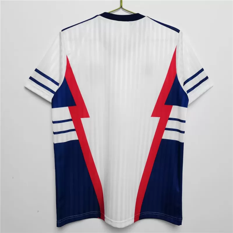 1990 1992 Yugoslavia Away Retro Soccer Jersey White Vintage