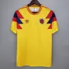 1990 Colombia Home Retro Soccer Jersey Valderrama Italia 90 Edition
