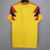 1990 Colombia Home Retro Soccer Jersey Valderrama Italia 90 Edition 1990 Colombia Home Retro Soccer Jersey Valderrama Italia 90 Edition