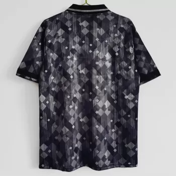 1990 England Black Out Retro Soccer Jersey Special Edition