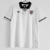 1990 England Home Retro Soccer Jersey Italia 90 White Vintage