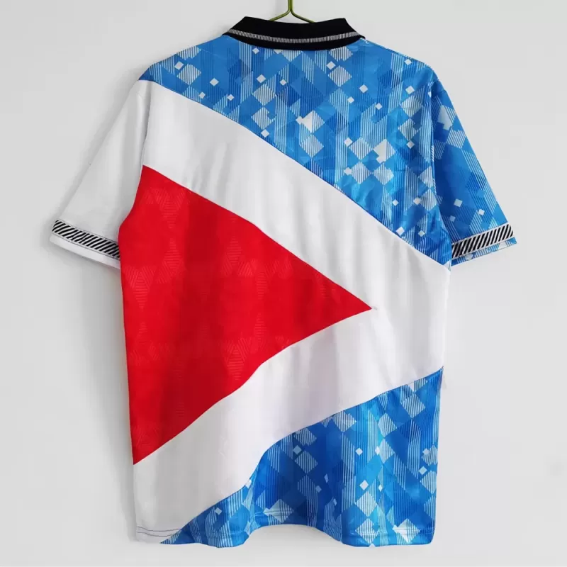 1990 England Mash Up Retro Soccer Jersey Special Edition