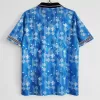 1990 England Third Retro Soccer Jersey Blue Diamonds Vintage