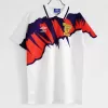 1991 1992 Scotland Away Retro Soccer Jersey White Purple Pattern