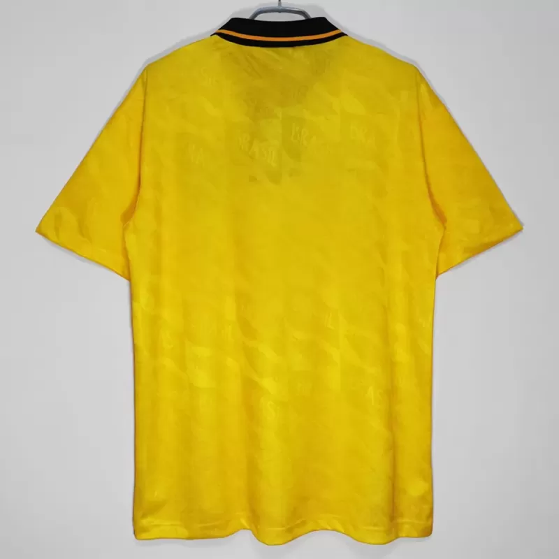 1991 1993 Brazil Home Retro Soccer Jersey Vintage 90s Kit