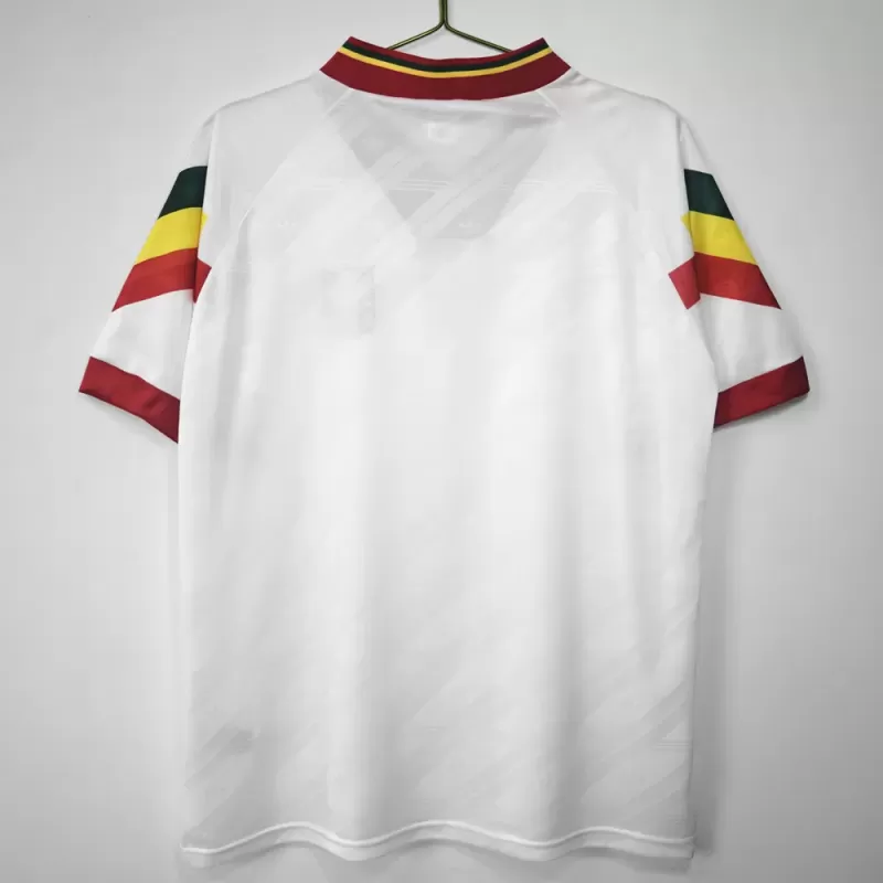 1992 1994 Portugal Away Retro Soccer Jersey White Vintage