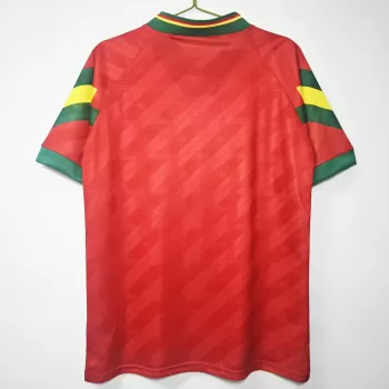 1992 1994 Portugal Home Retro Soccer Jersey Red Vintage 1992 1994 Portugal Home Retro Soccer Jersey Red Vintage