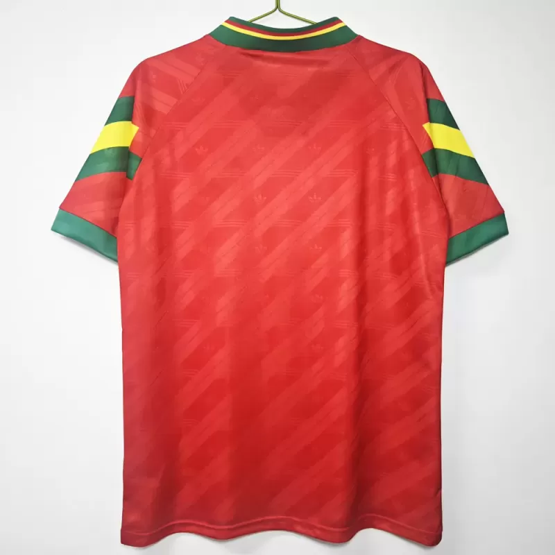 1992 1994 Portugal Home Retro Soccer Jersey Red Vintage