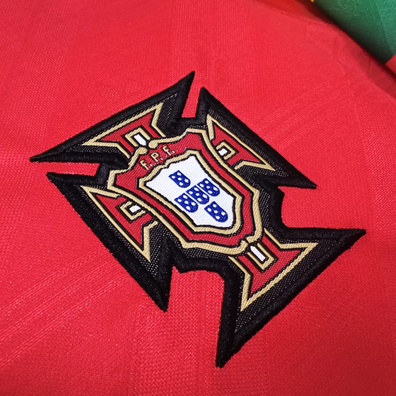 1992 1994 Portugal Home Retro Soccer Jersey Red Vintage