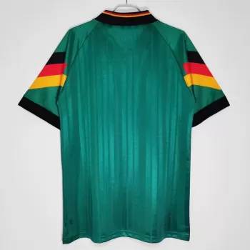 1992 Germany Away Retro Soccer Jersey Green Vintage 1992 Germany Away Retro Soccer Jersey Green Vintage