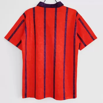 1993 1994 Scotland Away Retro Soccer Jersey White Salmon Pattern
