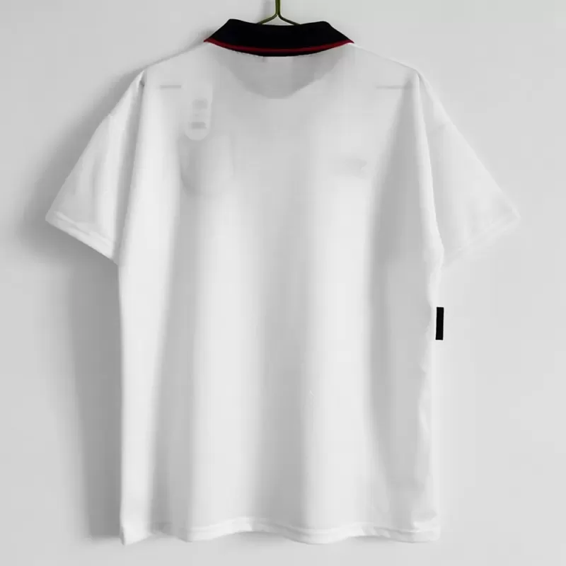 1994 1995 England Home Retro Soccer Jersey Classic White