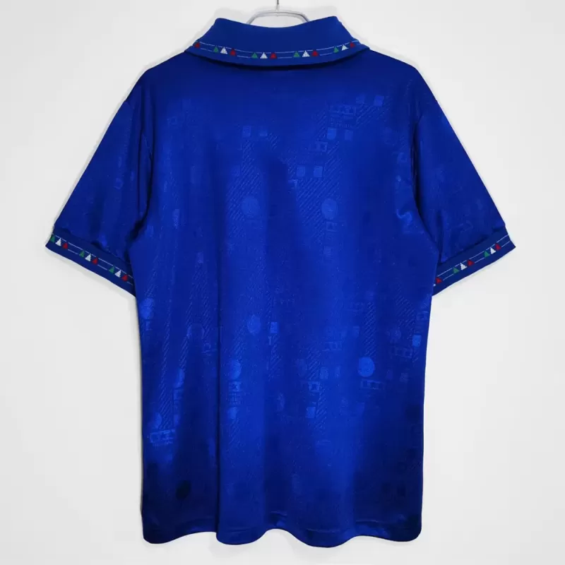 1994 1995 Italy Home Retro Soccer Jersey Blue Vintage 1994 1995 Italy Home Retro Soccer Jersey Blue Vintage