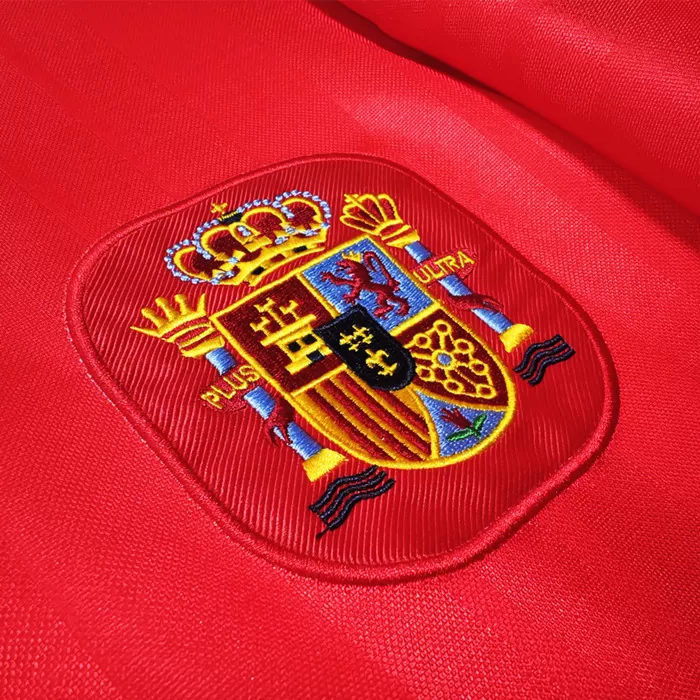 1994 1995 Spain Home Retro Soccer Jersey Red Vintage Kit