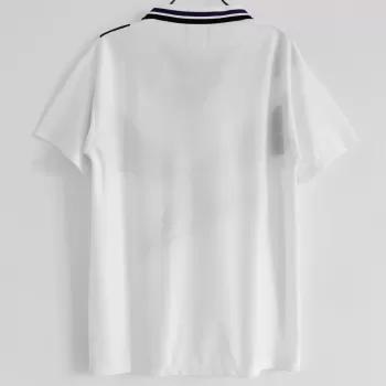 1994 1996 Scotland Away Retro Soccer Jersey White Navy Tartan