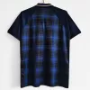 1994 1996 Scotland Home Retro Soccer Jersey Navy Tartan Vintage