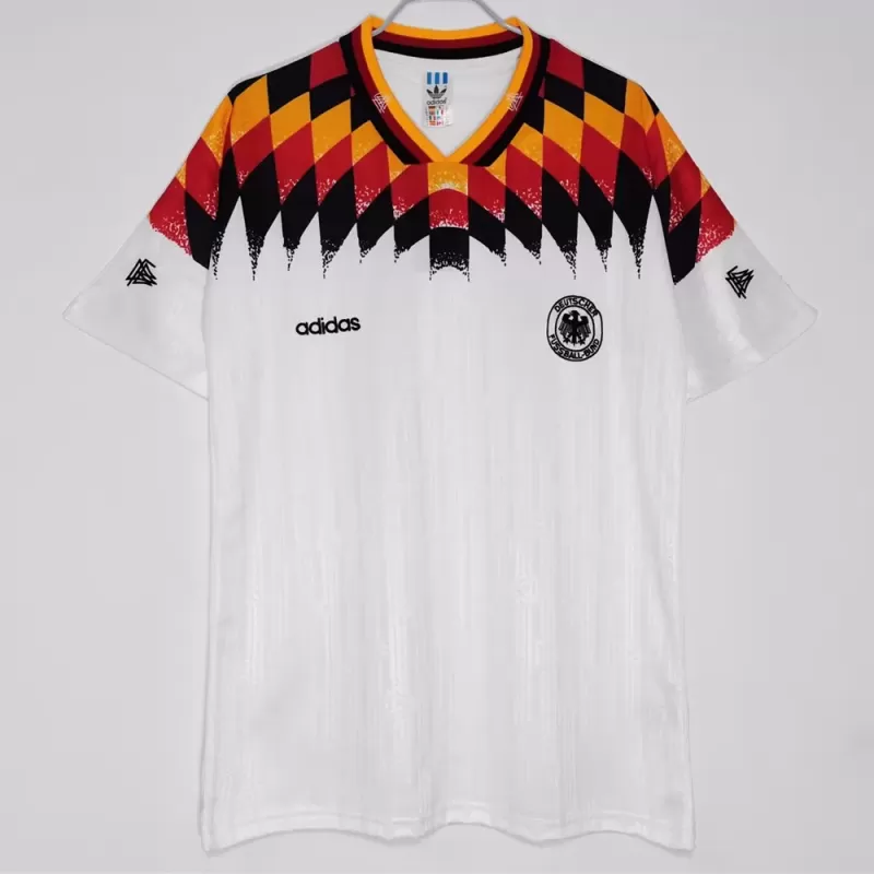 1994 Germany Home Retro Soccer Jersey White World Cup 1994 Germany Home Retro Soccer Jersey White World Cup