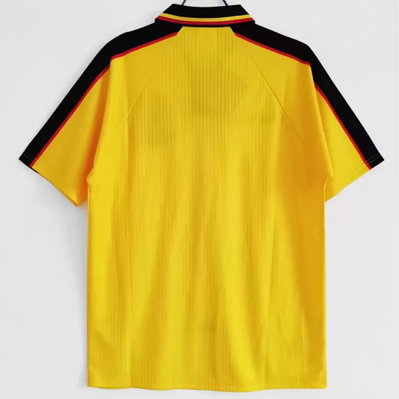 1996 1998 Scotland Away Retro Soccer Jersey White Yellow Navy 1996 1998 Scotland Away Retro Soccer Jersey White Yellow Navy