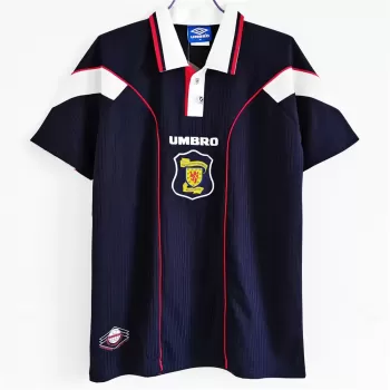 1996 1998 Scotland Home Retro Soccer Jersey Navy World Cup 98