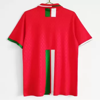 1996 1998 Wales Home Retro Soccer Jersey Red Navy Vintage