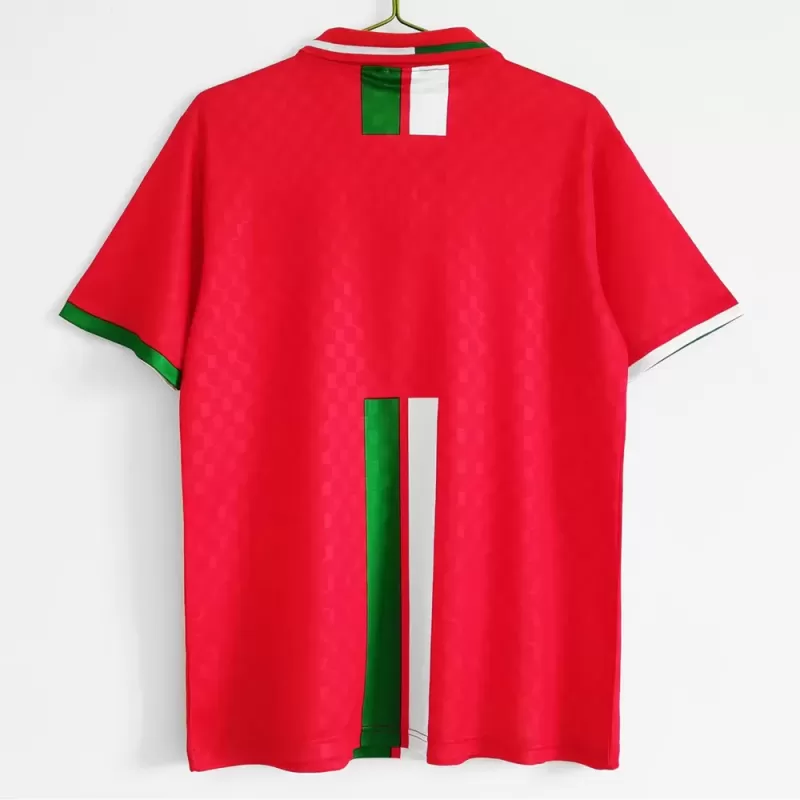 1996 1998 Wales Home Retro Soccer Jersey Red Navy Vintage