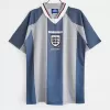 1996 England Away Retro Soccer Jersey Euro 96 Indigo Vintage