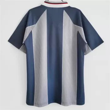 1996 England Away Retro Soccer Jersey Euro 96 Indigo Vintage