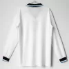 1996 England Home Retro Soccer Jersey Long Sleeve White Blue 1996 England Home Retro Soccer Jersey Long Sleeve White Blue