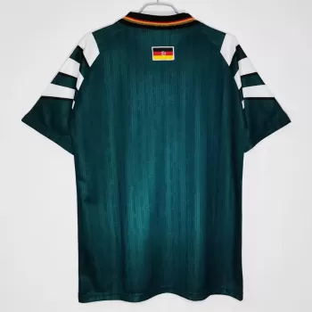1996 Germany Away Retro Soccer Jersey Green Euro 96 1996 Germany Away Retro Soccer Jersey Green Euro 96