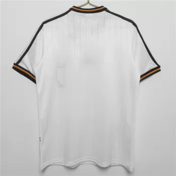 1996 Germany Home Retro Soccer Jersey White Euro 96 Champions 1996 Germany Home Retro Soccer Jersey White Euro 96 Champions