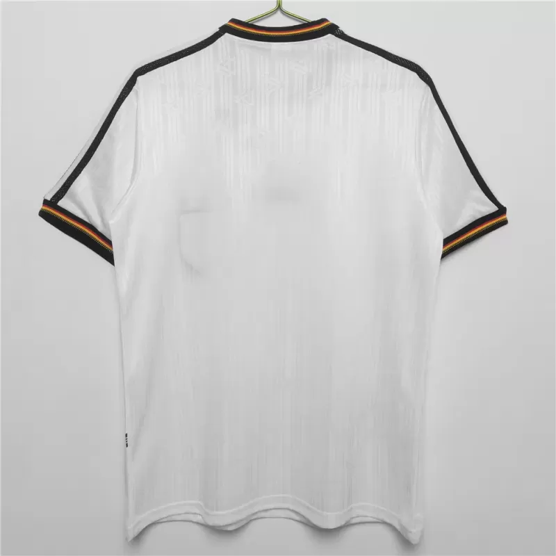 1996 Germany Home Retro Soccer Jersey White Euro 96 Champions 1996 Germany Home Retro Soccer Jersey White Euro 96 Champions