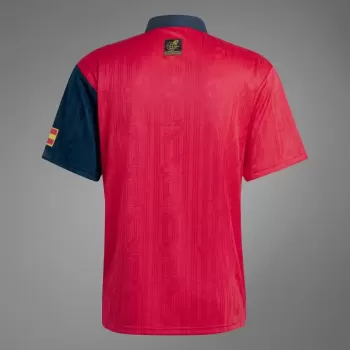 1996 Spain Home Retro Soccer Jersey Red Navy Vintage 1996 Spain Home Retro Soccer Jersey Red Navy Vintage