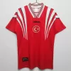 1996 Turkey Home Retro Soccer Jersey Red Vintage
