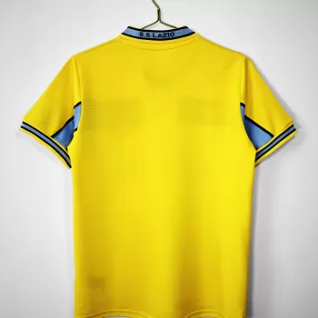1998 1999 SS Lazio Third Retro Soccer Jersey Blue Vintage