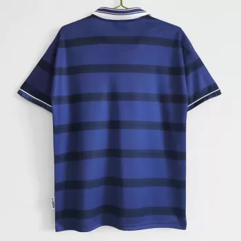 1998 2000 Scotland Home Retro Soccer Jersey Navy Vintage