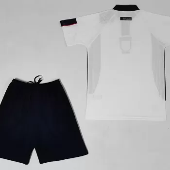 1998 England Kids Home Retro Soccer Kit Jersey Shorts Set